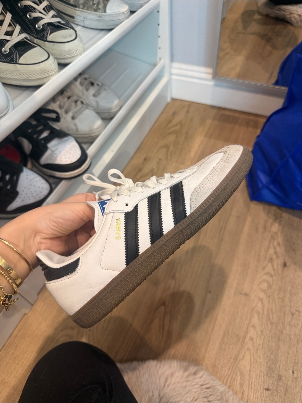 ADIDAS SAMBA SNEAKERS ( BRAND NEW WORN ONCE)